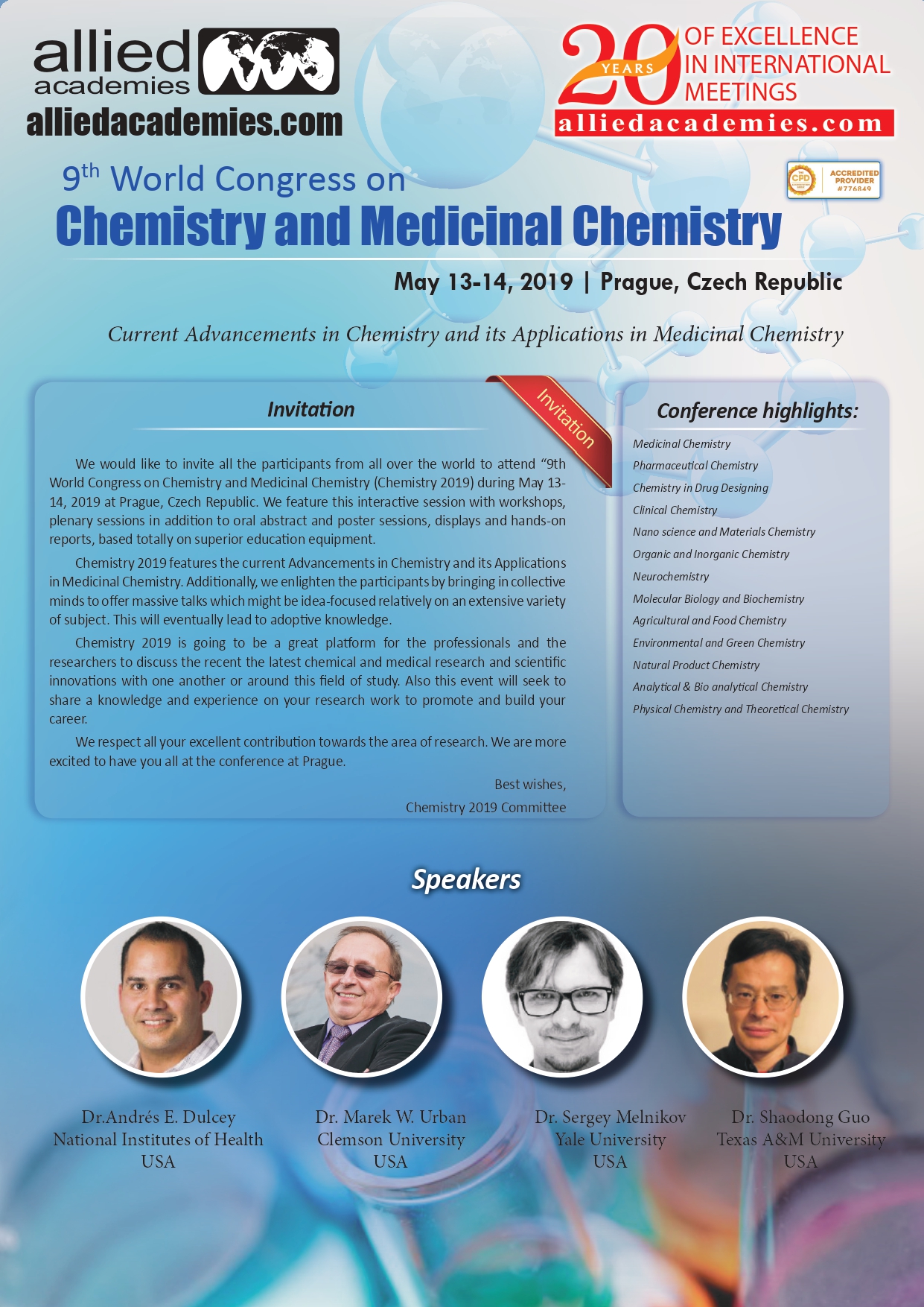 Chemistry Conference Chemistry Congress Chemistry Conferences